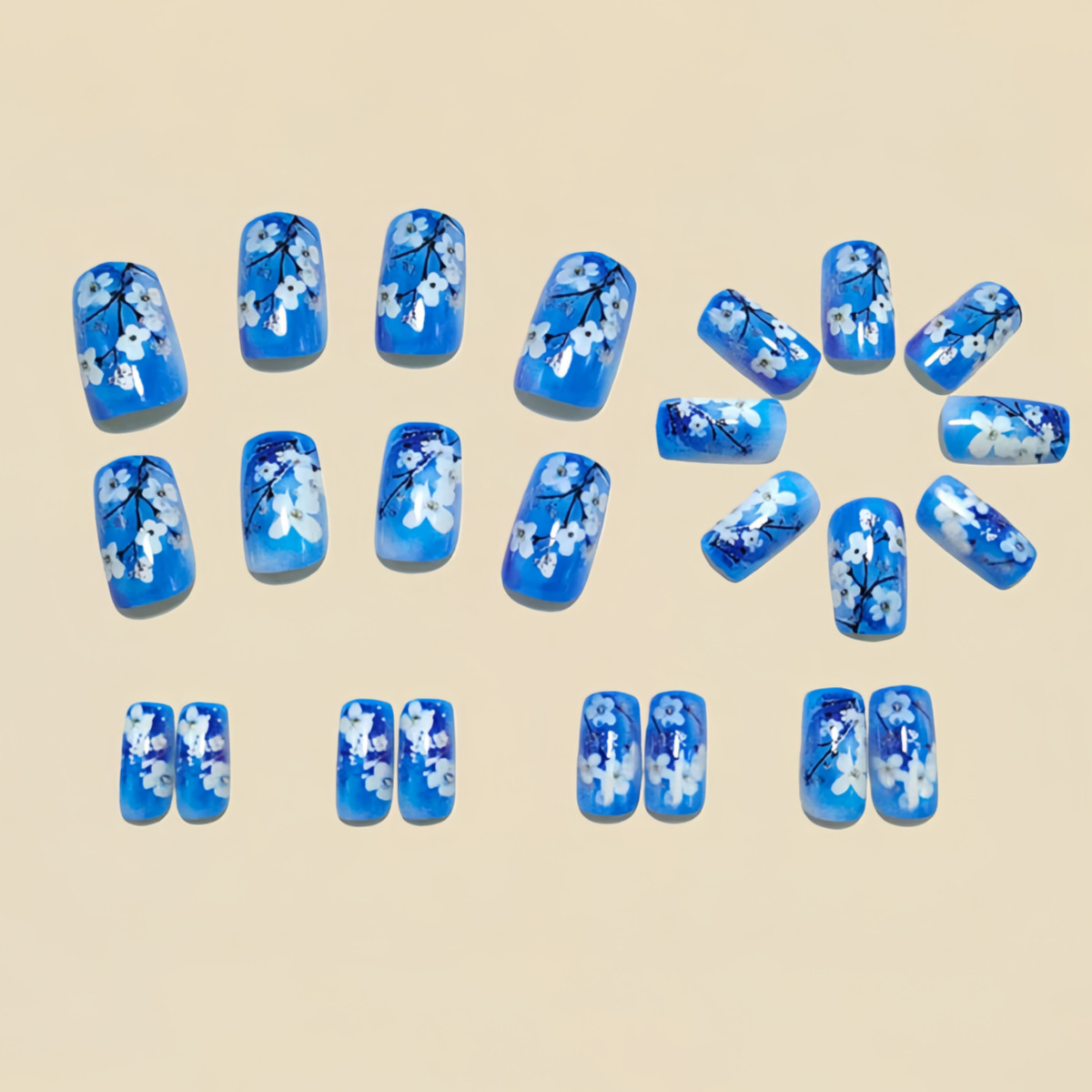 Średnie sztuczne paznokcie dla – Nail Art Press On recenzja i cena