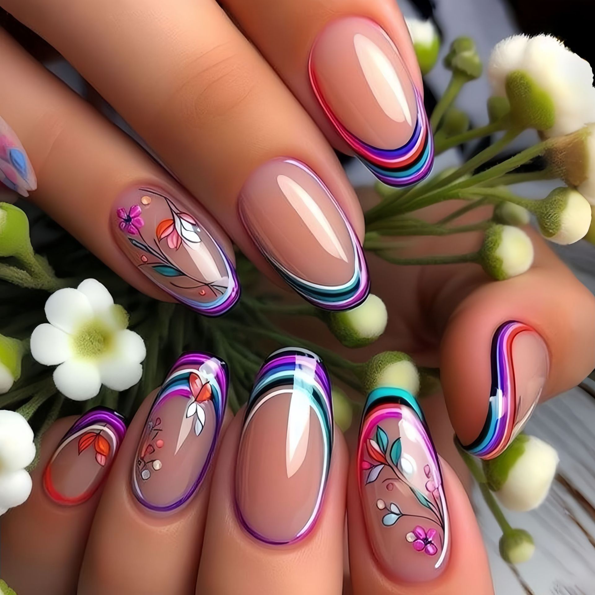 Średnie sztuczne paznokcie dla – Nail Art Press On recenzja i cena