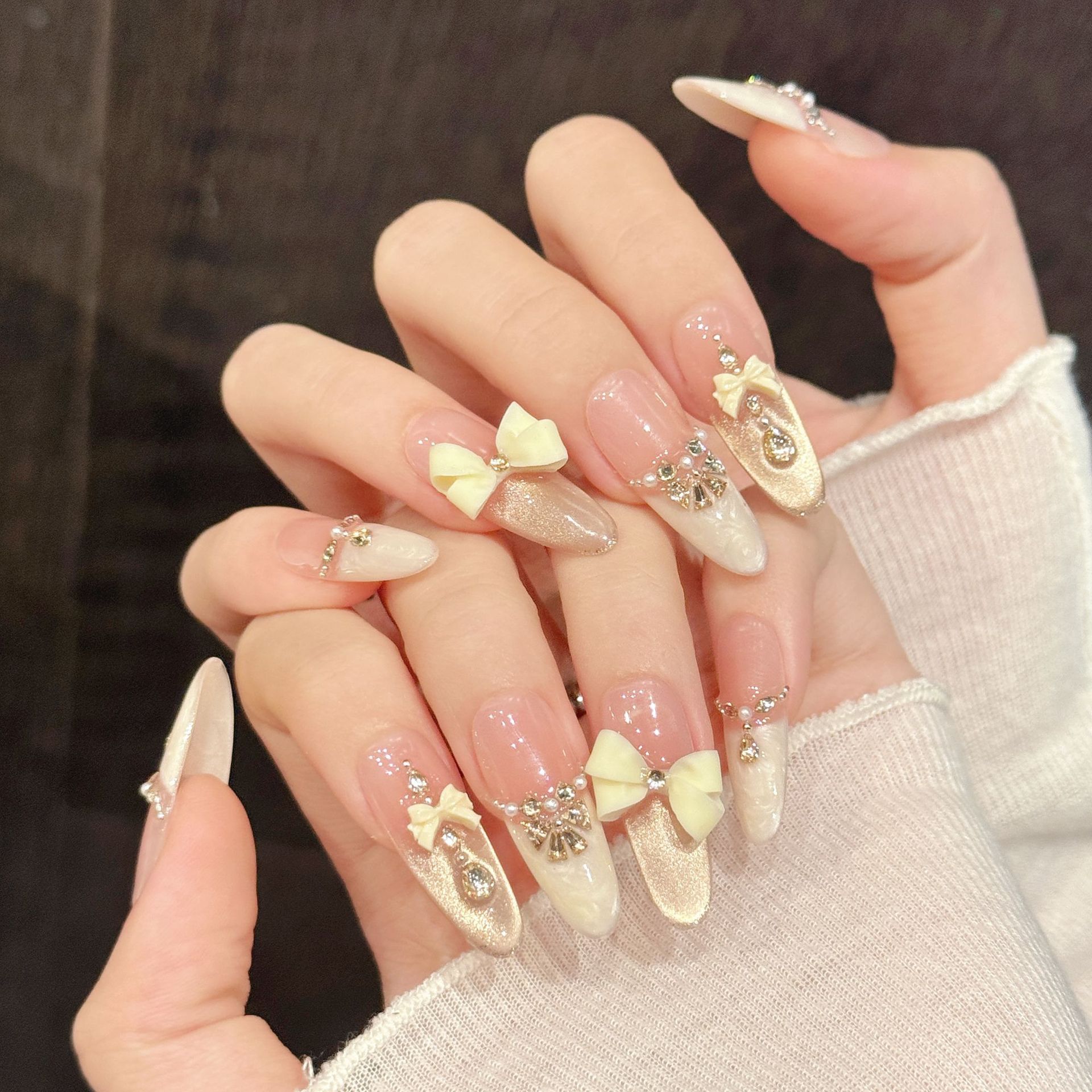 10 szt. Ręcznie Robione Paznok – Nail Art Press On recenzja i cena