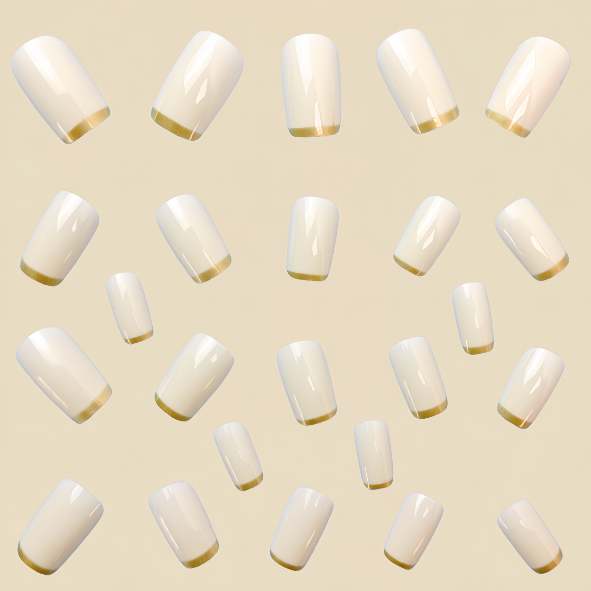 Średnie sztuczne paznokcie dla – Nail Art Press On recenzja i cena