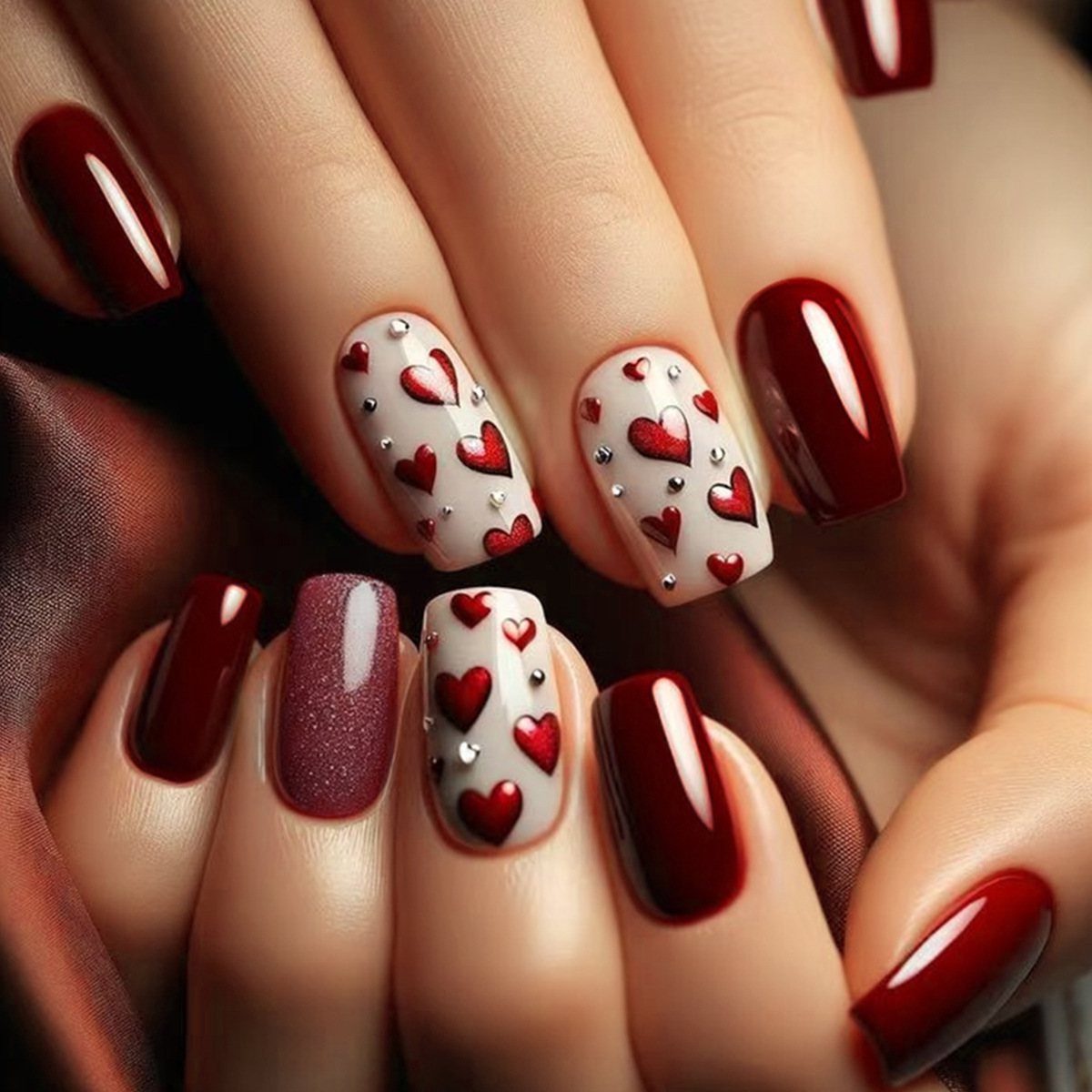 24 szt. Niebieskie Naklejane P – Nail Art Press On recenzja i cena
