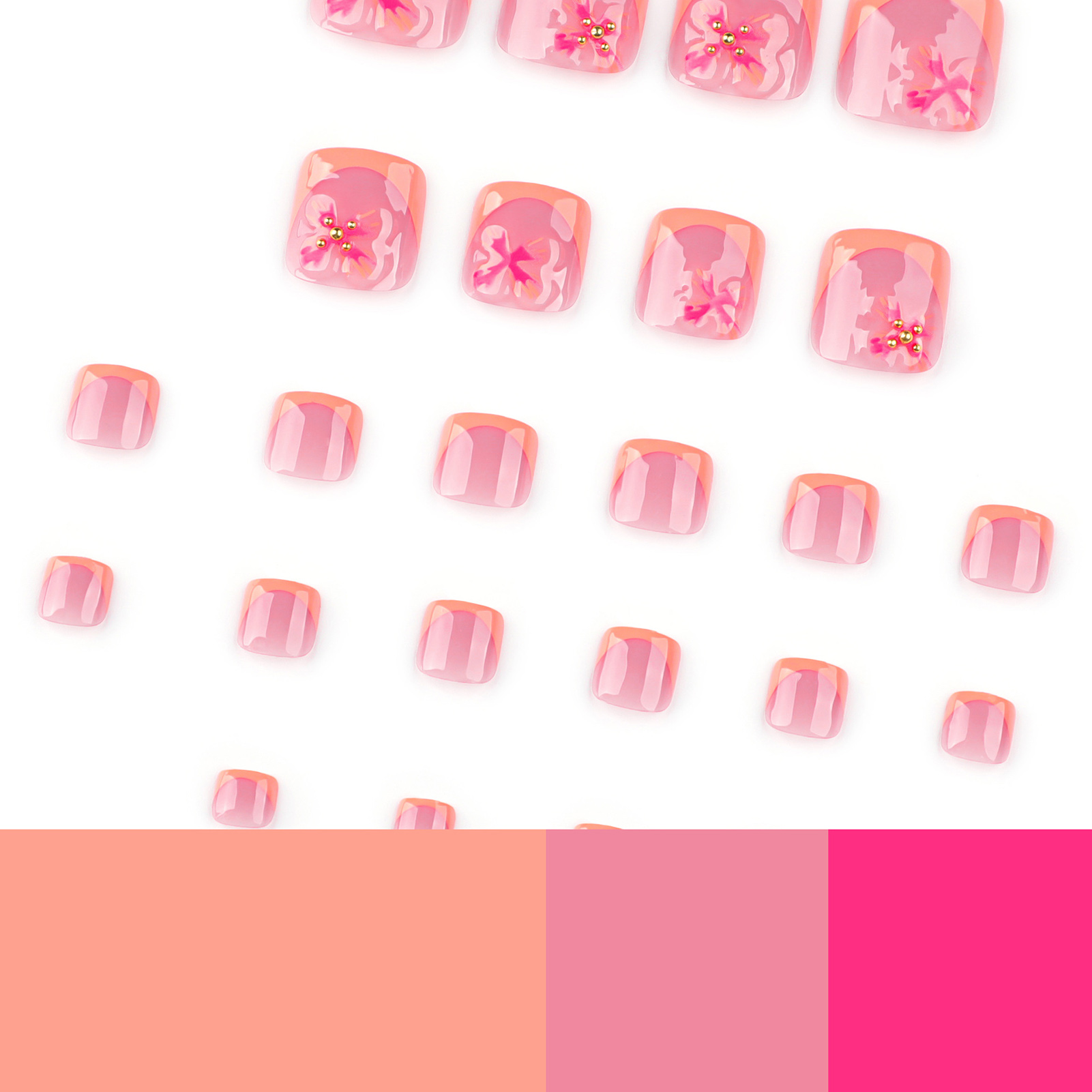 24 szt. Urocze Paznokcie na St – Nail Art Press On recenzja i cena